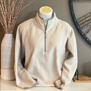 OLD NAVY Perfect Fit Cream & Sage Green Fleece Size XL
